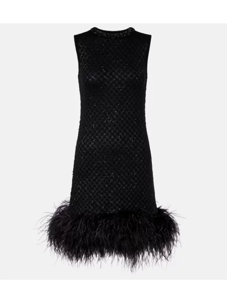 Obleka Max Mara črna