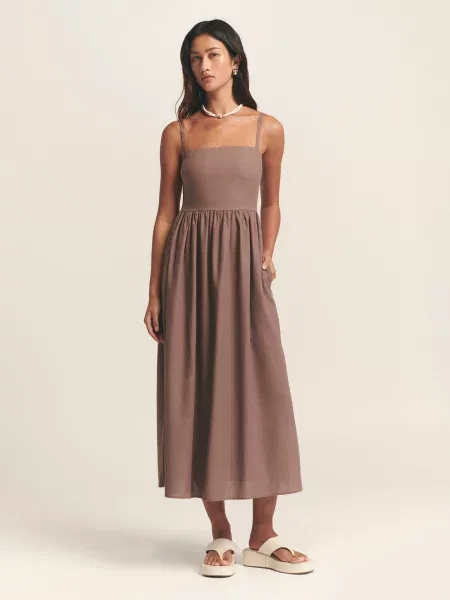 St MRLO Rochie de vară Lanah' maro