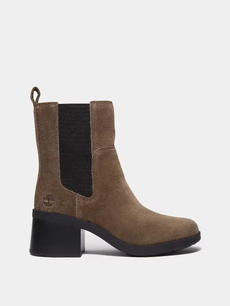 Замшевые ботинки челси Timberland коричневые