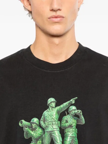 Tricou Melt cu imagine negru