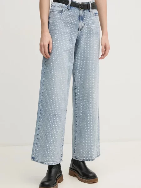 Dkny jeans femei high waist albastru