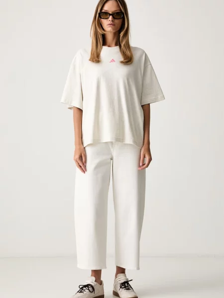 Adidas oversize tričko dámske Essentials béžová