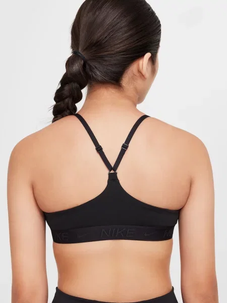 Nike športová podprsenka detská Indy čierna
