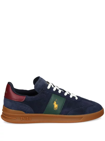Sneakerși Polo Ralph Lauren din fleece verde