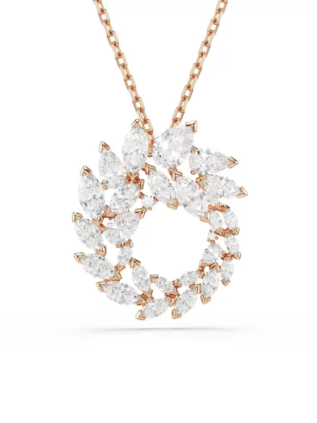 Swarovski lănțișor pentru femei placat cu aur zirconiu cubic MESMERA