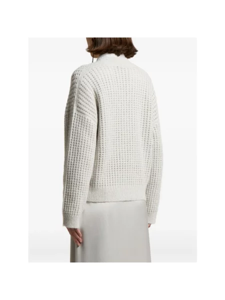 Dzianinowy sweter Peserico szary