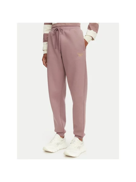 Reebok Spodnji del trenirke Zana Regular Fit roza