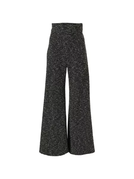 Pantaloni Carolina Herrera din tweed negru
