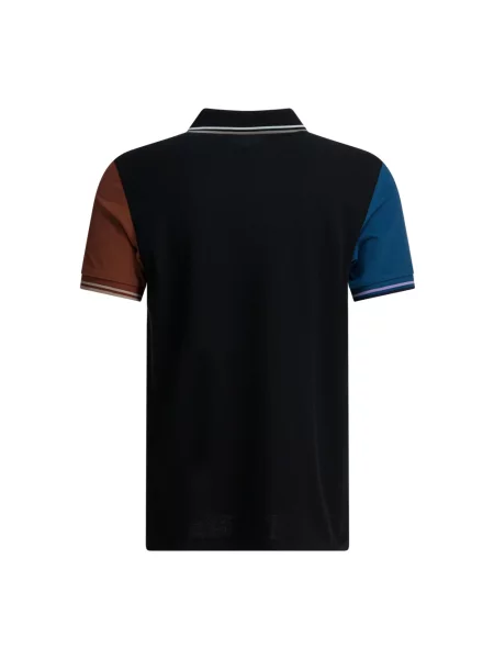 Dzianinowa koszulka polo Comme Des Garcons czarna