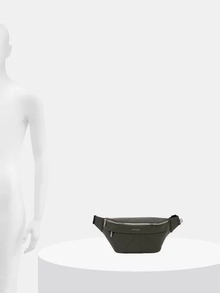 Calvin Klein férfi műbőr övtáska zöld