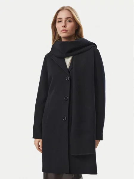 MICHAEL Michael Kors Palton de lână negru