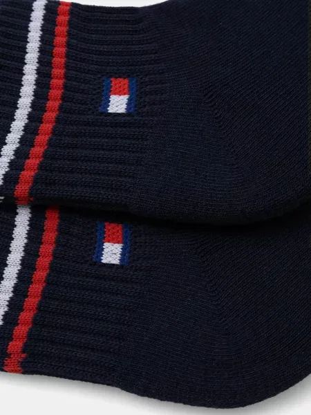 Skarpety do sneakersów z nadrukiem z logo w zestaw 2 szt. Tommy Hilfiger