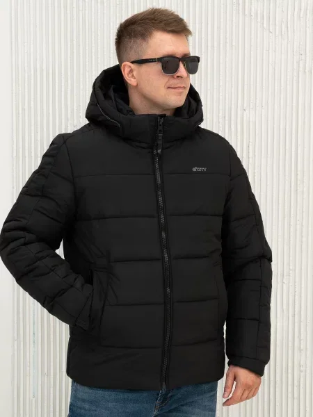 Классический пуховик City Fashion Classic черный