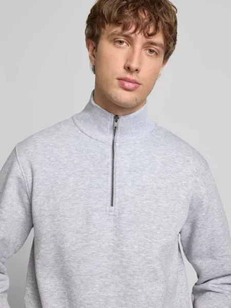 Bluza o kroju regular fit z kołnierzem zapinanym model Bradley' Jack & Jones