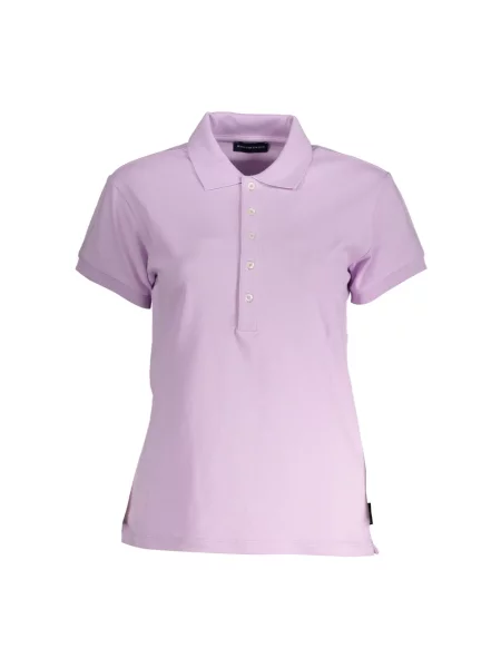 Koszulka polo North Sails z krótkim rękawem fioletowa