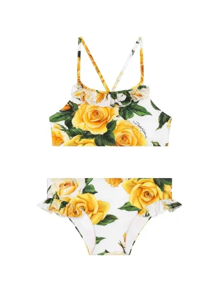 Bikini dziecięce Dolce And Gabbana białe