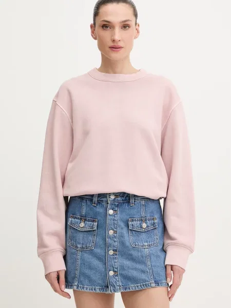 G-Star bluza Washed relaxed r różowa