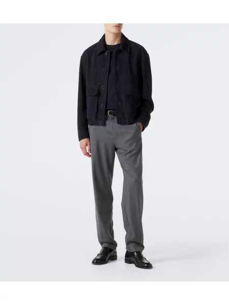 Pantaloni Canali de lână gri