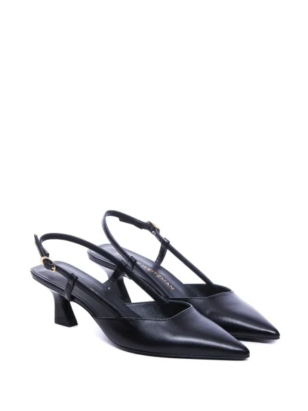 Pantofi cu toc Stuart Weitzman slingback negru