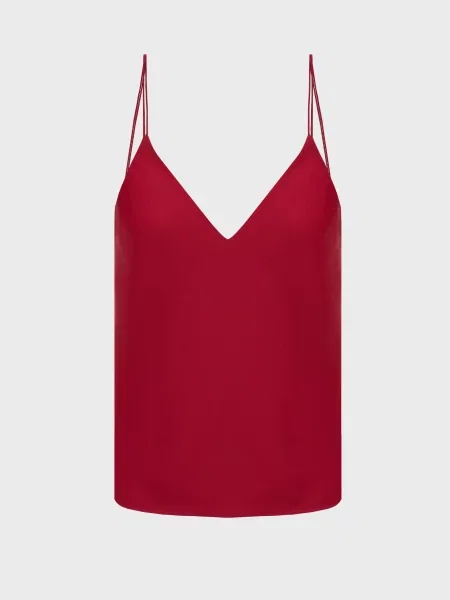 Перероблений топ Calvin Klein бордовий