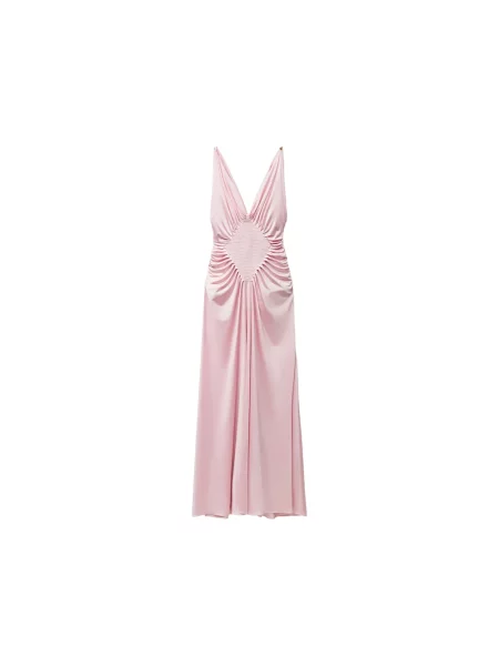 Sukienka maxi Versace różowa