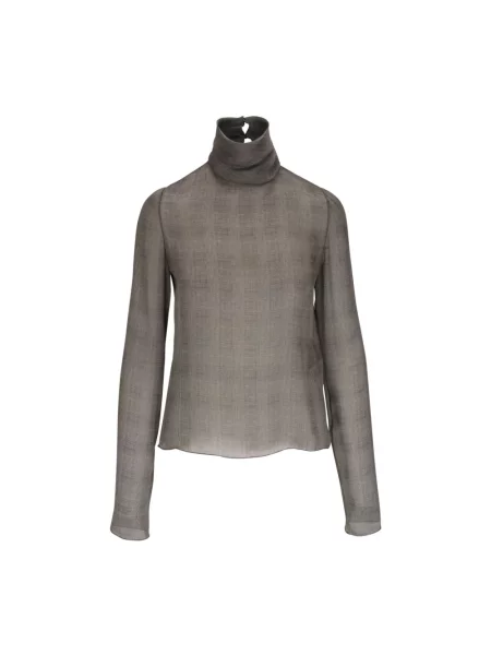 Golf golf Saint Laurent w kratkę szary