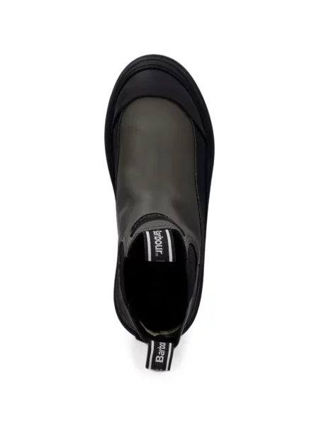 Botine chelsea Barbour cu autograf verde