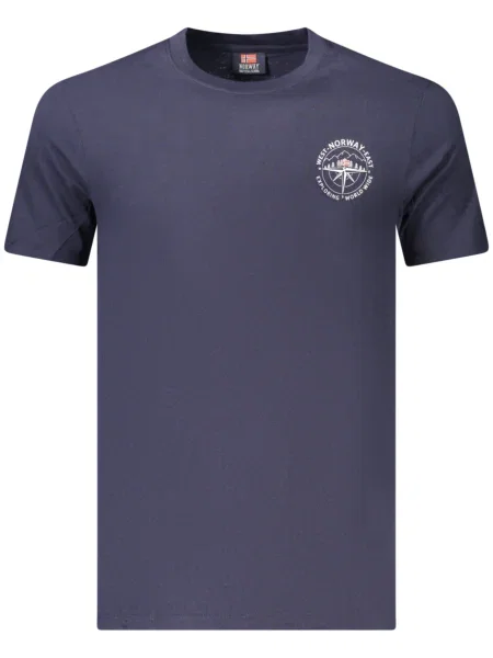Tricou Norway 1963 scurt albastru