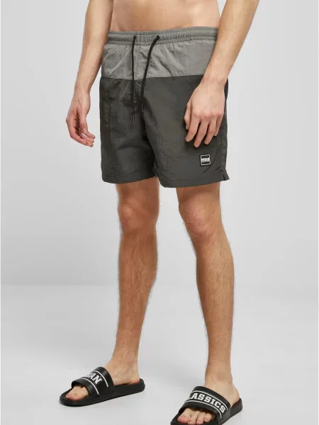 Slip de baie Urban Classics gri