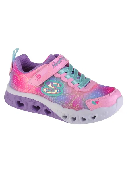 Buty sportowe Sneakersy dziewczęce Flutter Heart Lights różowe