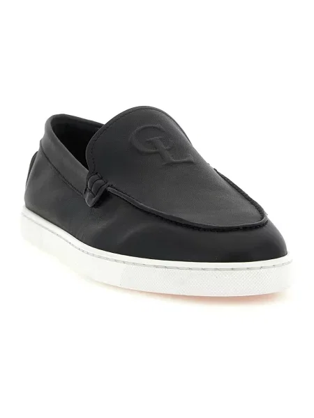 Półbuty Christian Louboutin skórzane czarne