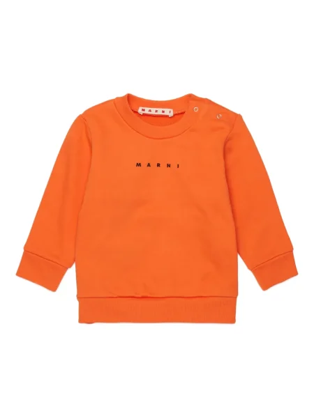 Sweter dziecięcy Marni pomarańczowy