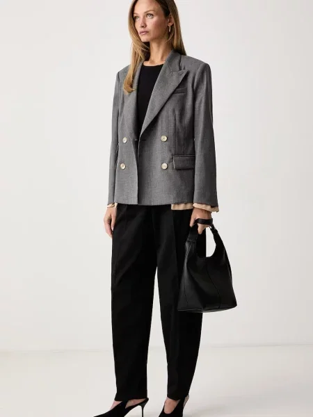 Max&Co. pantaloni pentru femei BRUNO negru