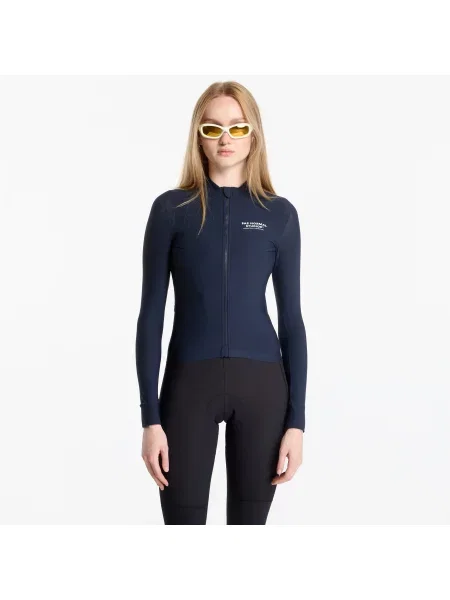 Lung tricou Pas Normal Studios cu mâneci lungi din jerseu marină