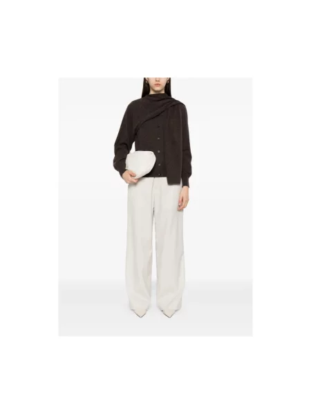 Sweter Ferragamo brązowy