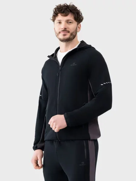 Спортивний костюм AVECS бавовна/поліестер чорний