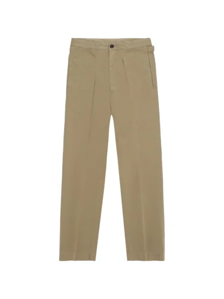 Pantaloni Fortela cu model herringbone