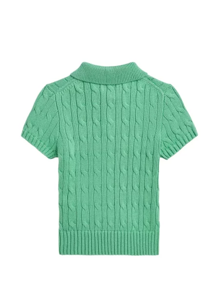 Koszulka polo dziecięca Polo Ralph Lauren zielona