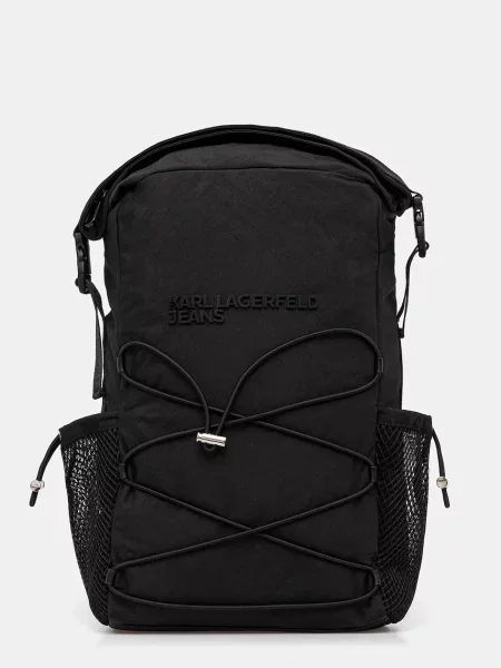 Karl Lagerfeld Jeans rucsac mare uni negru
