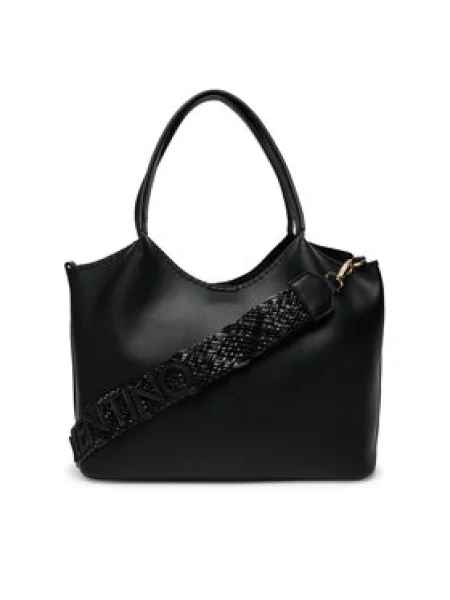 Shopper kabelka Valentino černá
