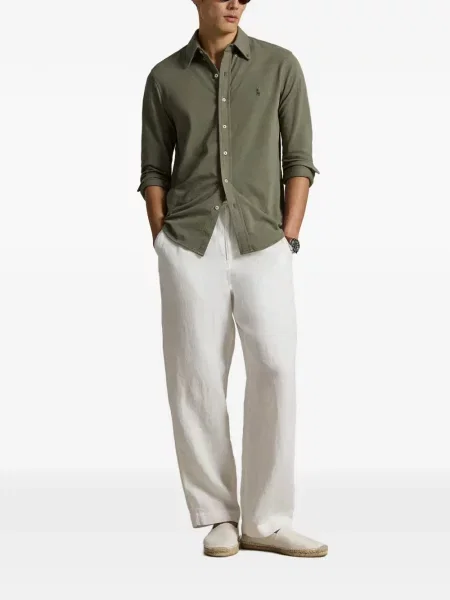 Șosete Polo Ralph Lauren cu model herringbone cu broderie plasă albastru