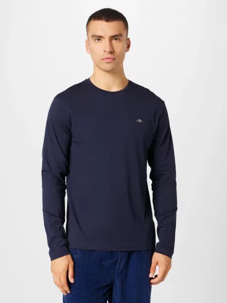 GANT Tricou închis albastru