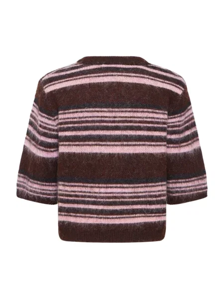 Dzianinowy sweter Ichi brązowy