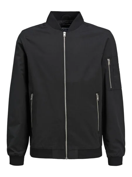 Jack & Jones Junior Geacă de primăvară-toamnă JJERush' negru