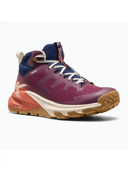 Încălțăminte de trekking pentru femei KEEN Targhee Apex Mid Wp fig/burnt brick