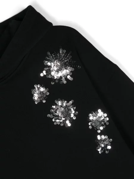 Bluza z kapturem dziecięca Andorine czarna
