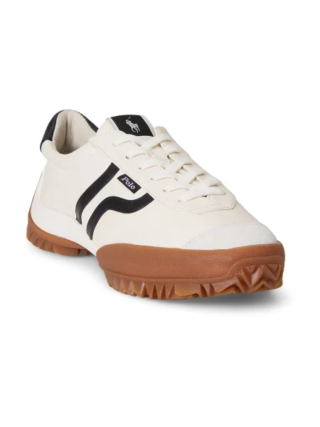 Sneakers Polo Ralph Lauren Écru alb