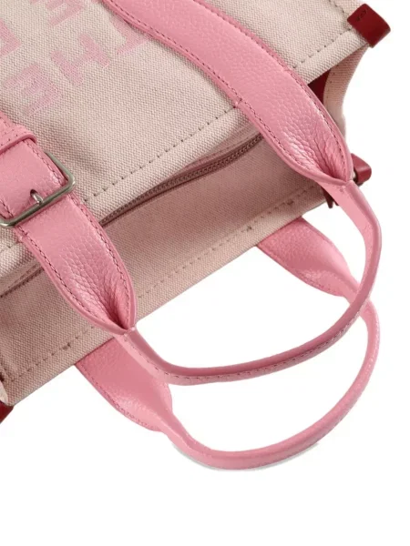 Geantă shopper Marc Jacobs din piele roz