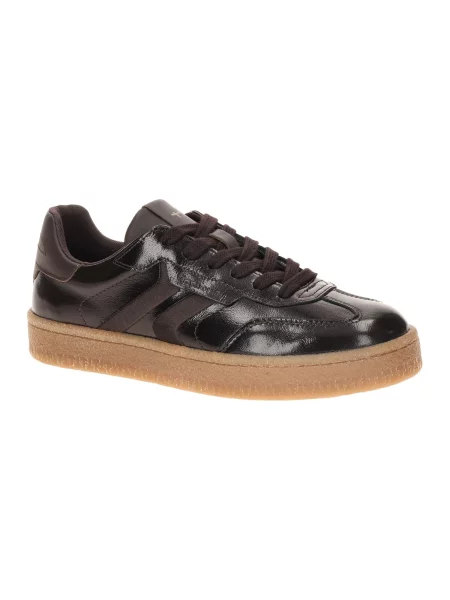 Sneakerși Tamaris maro