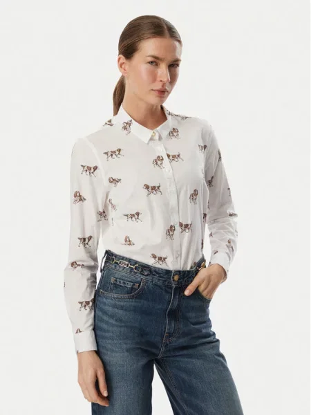Barbour Koszula Brambles biały